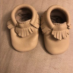 Freshly picked size 1 tan moccasins